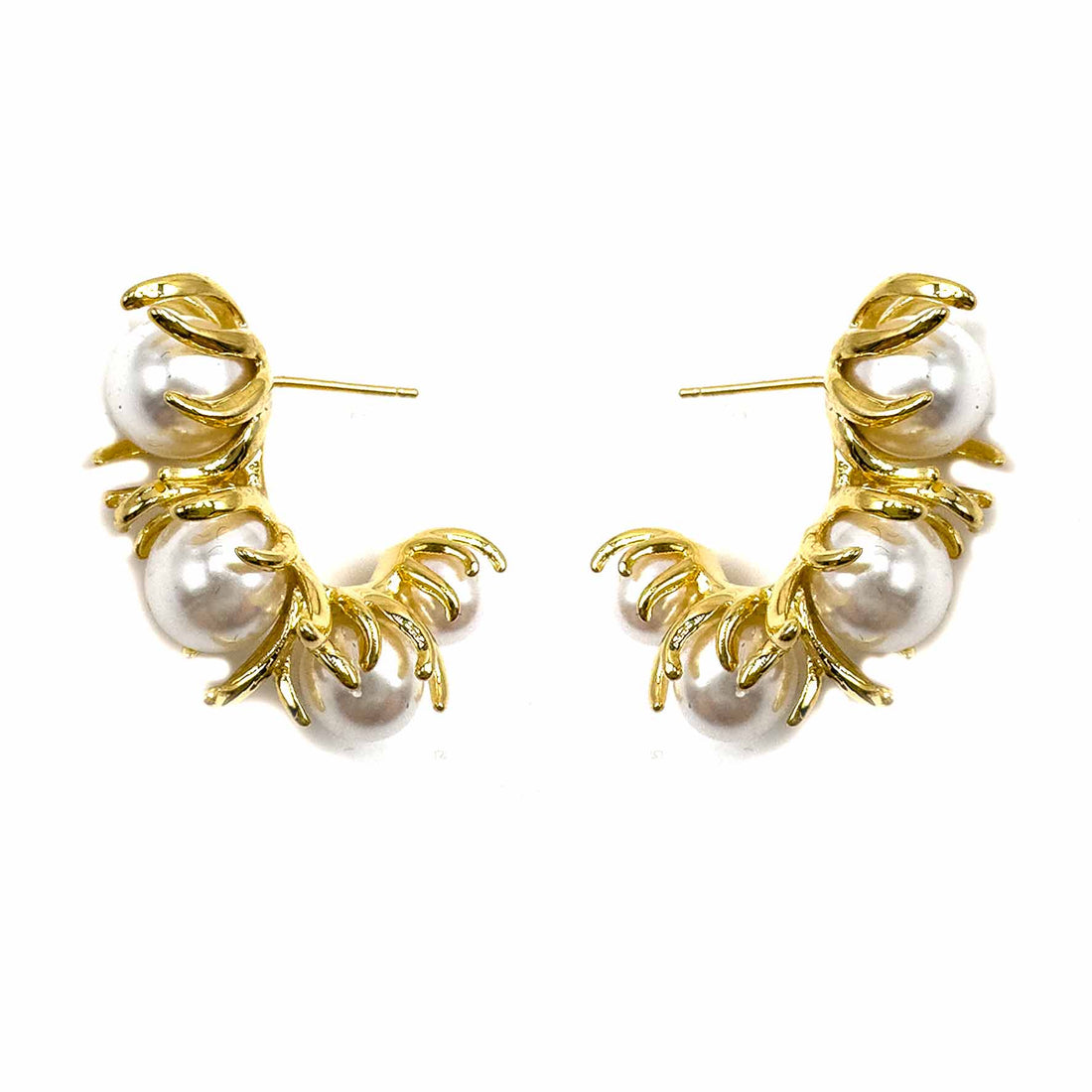 Palestro Milano Orecchini Cerchi di Perline - Mini