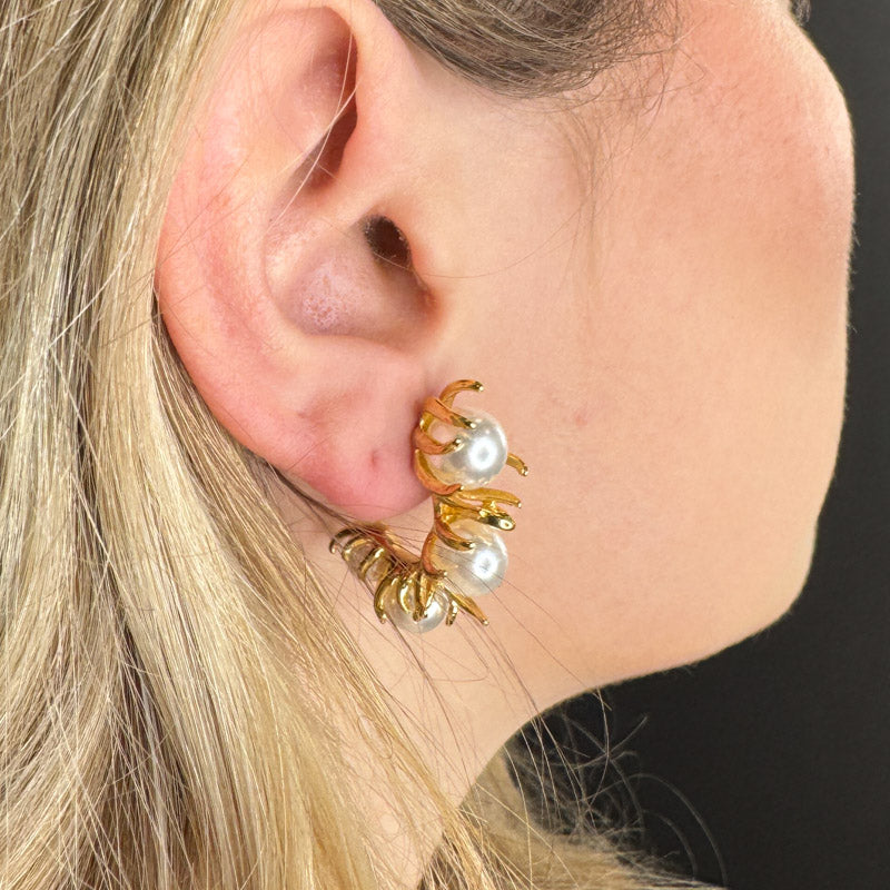 Palestro Milano Orecchini Cerchi di Perline - Mini