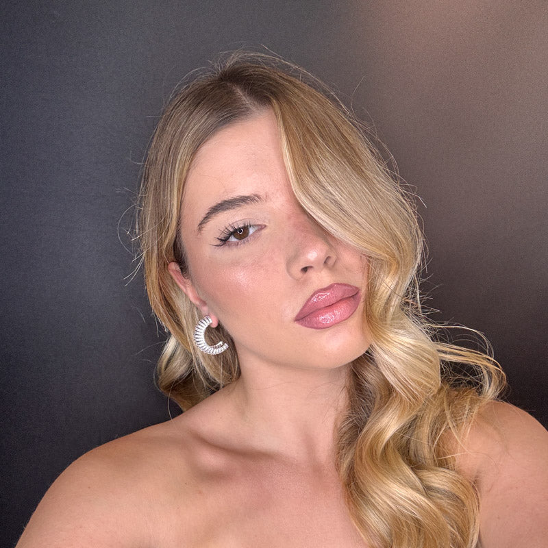 Palestro Milano Orecchini Cerchi preziosi bombati