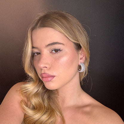 Palestro Milano Orecchini Cerchi preziosi bombati