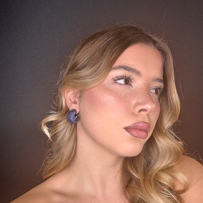 Palestro Milano Orecchini Cerchi preziosi bombati