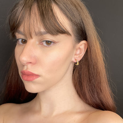 Palestro Milano Orecchini Cerchietti serpente