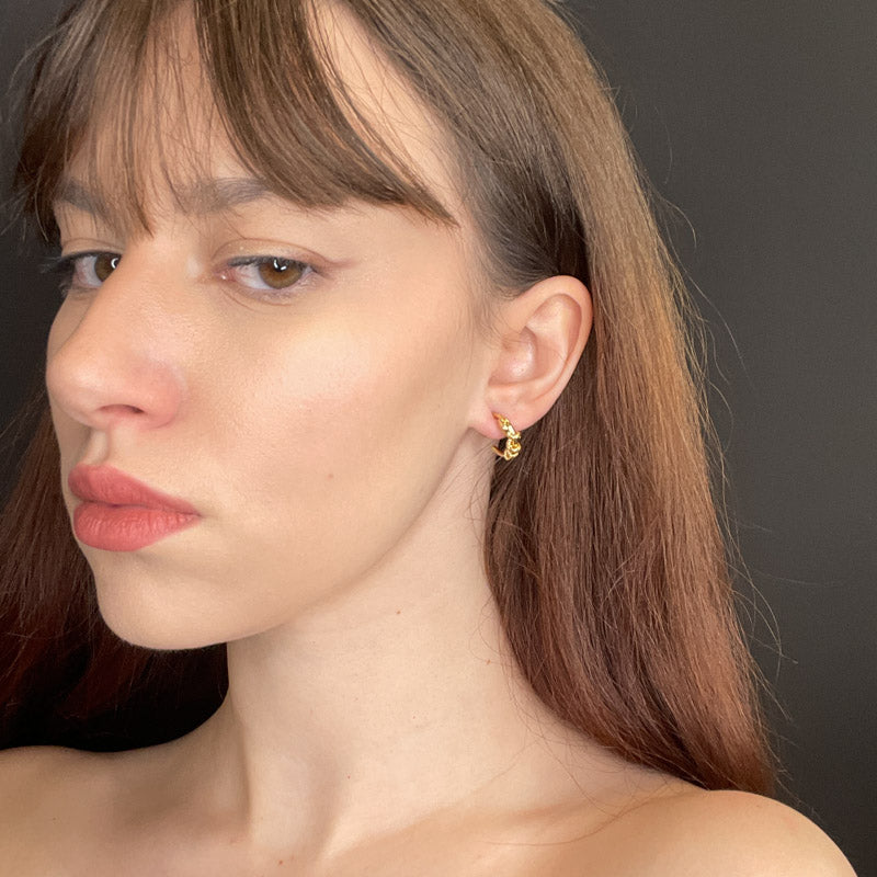 Palestro Milano Orecchini Cerchietti serpente