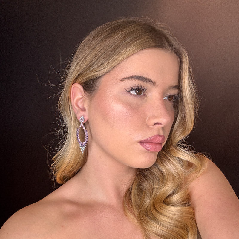 Palestro Milano Orecchini Cherubini di cristallo