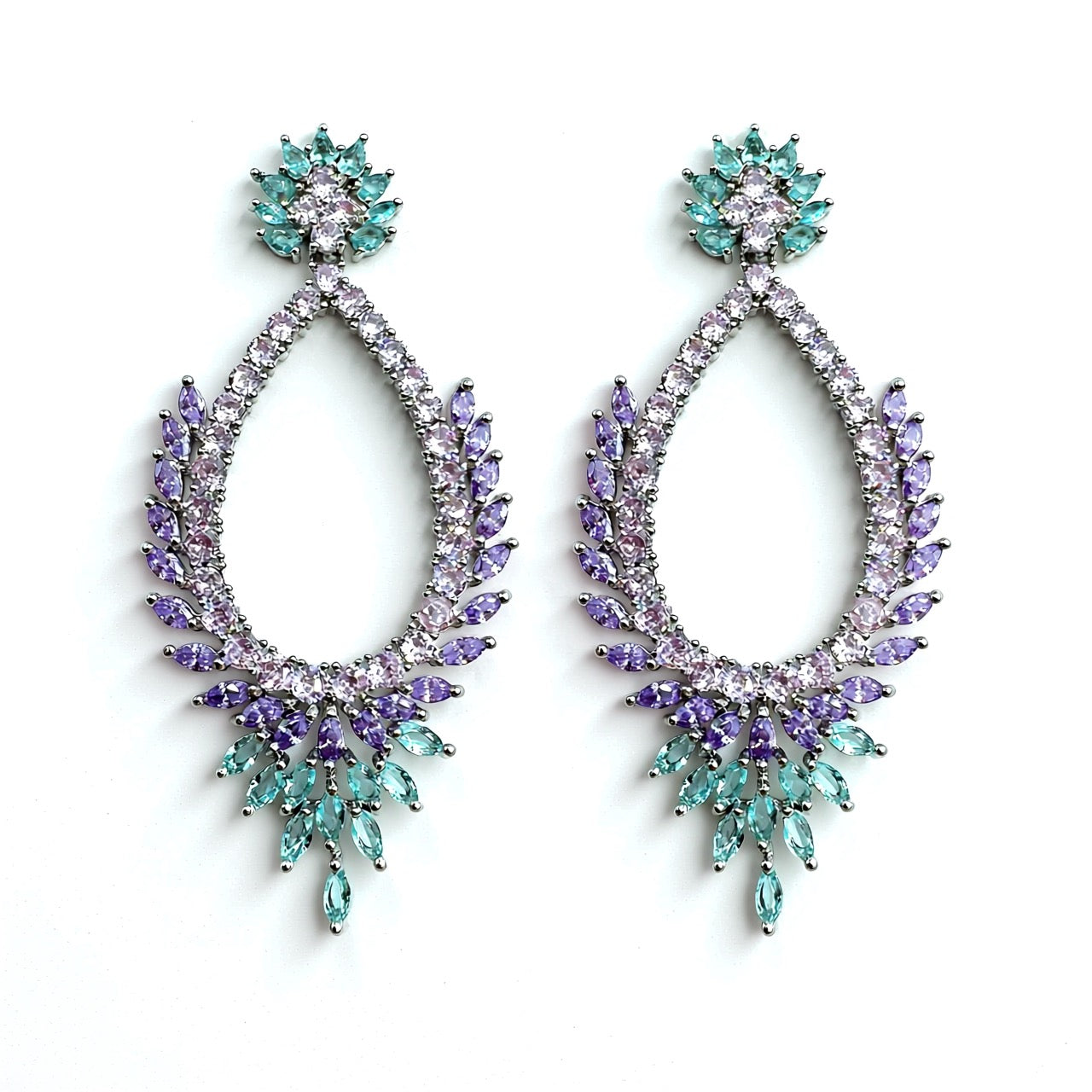 Palestro Milano Orecchini Cherubini di cristallo