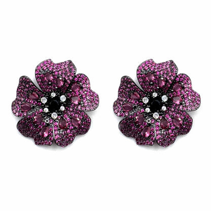 Palestro Milano Orecchini Ciclamino di pavè