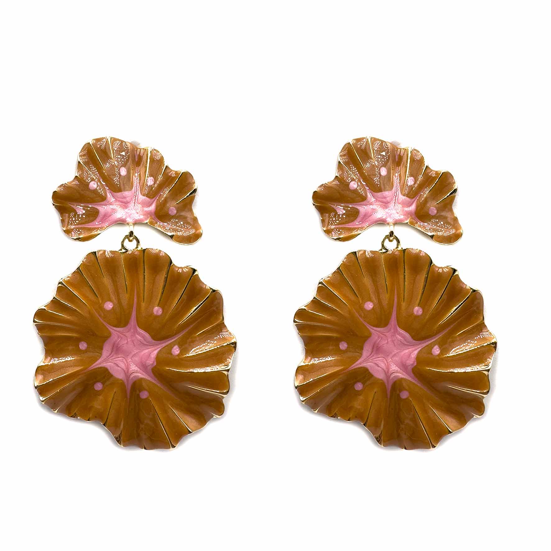 Palestro Milano Orecchini Cioccolato Pink Picasso