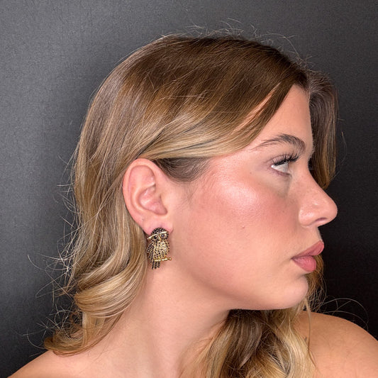 Palestro Milano Orecchini Civetta Preziosa