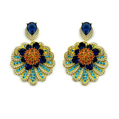 Palestro Milano Orecchini Codine di Pavoni