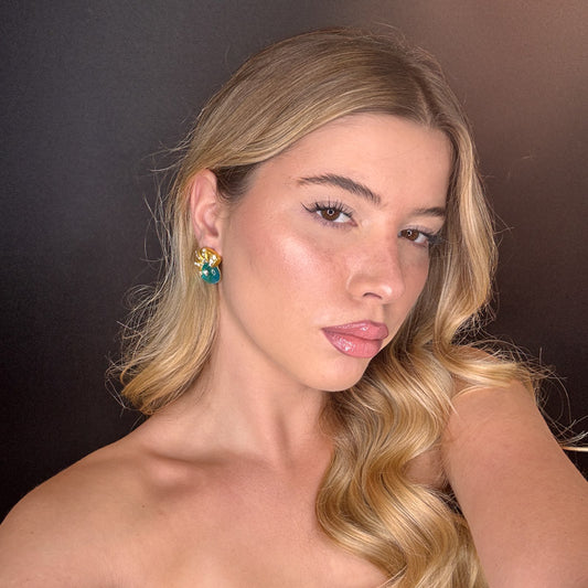 Palestro Milano Orecchini Conchiglia di Paguro con zirconi