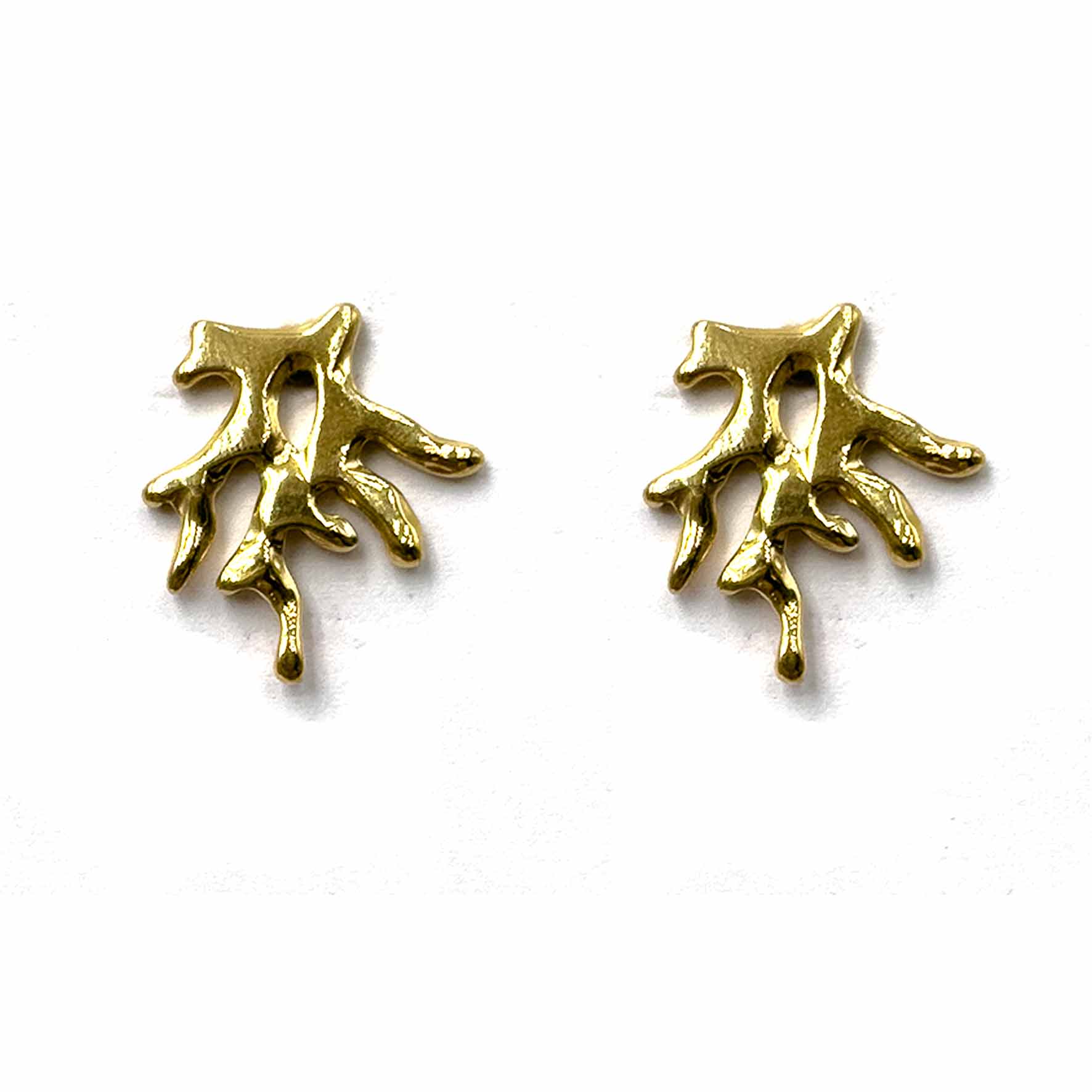 Palestro Milano Orecchini Corallino Gold Plated