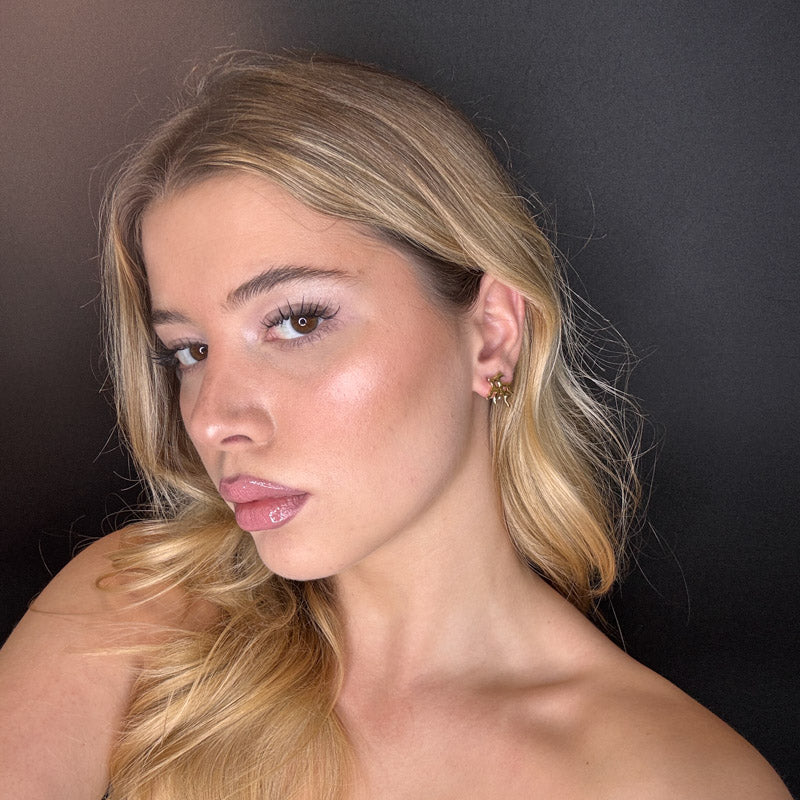 Palestro Milano Orecchini Corallino Gold Plated