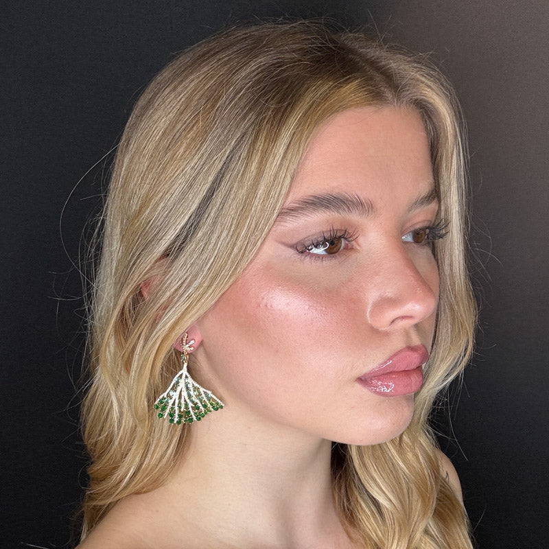 Palestro Milano Orecchini Corallo di Pavè