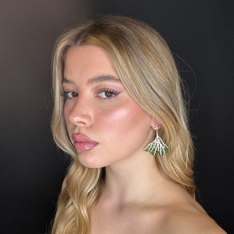 Palestro Milano Orecchini Corallo di Pavè