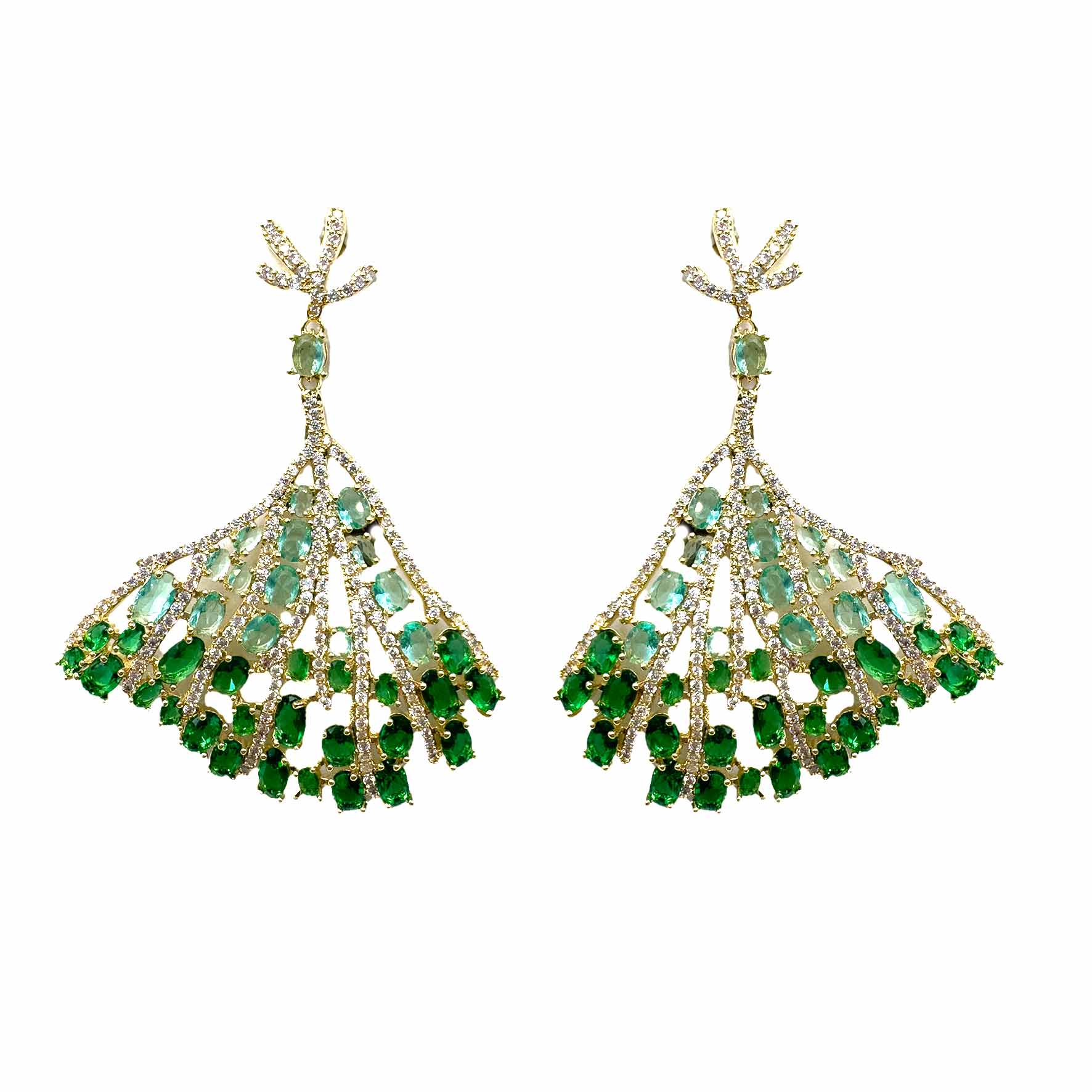 Palestro Milano Orecchini Corallo di Pavè