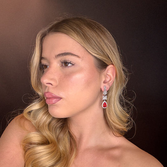 Palestro Milano Orecchini Cristalli pendenti con goccia