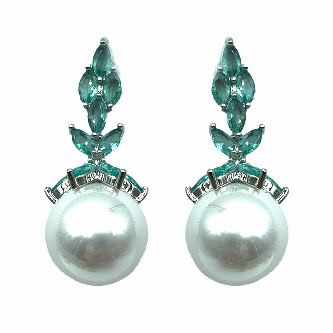 Palestro Milano Orecchini Cristalli &amp; Perle - Big Perla edition