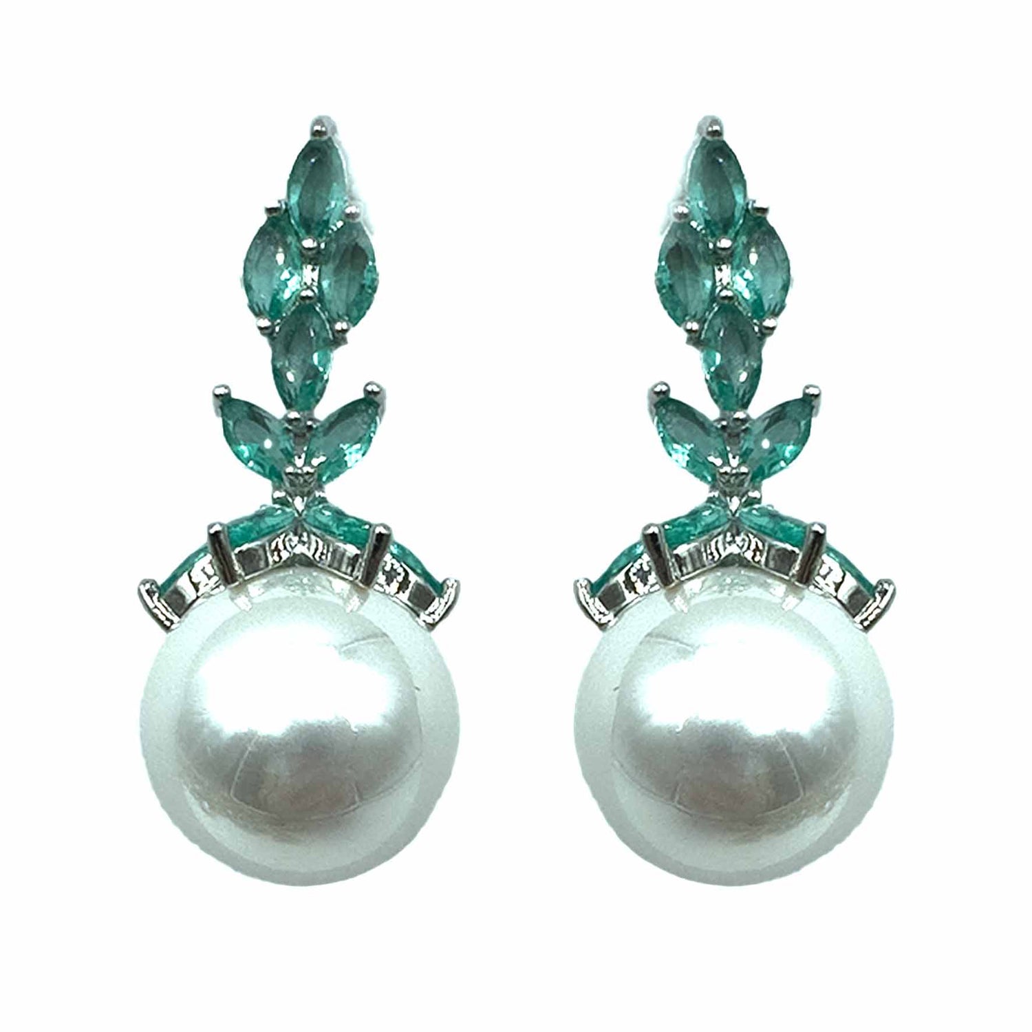 Palestro Milano Orecchini Cristalli &amp; Perle - Big Perla edition