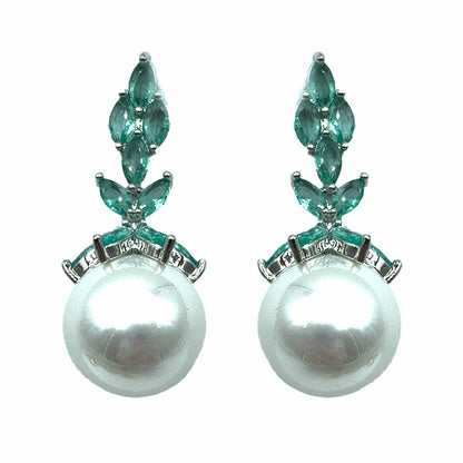 Palestro Milano Orecchini Cristalli &amp; Perle - Big Perla edition