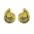 Palestro Milano Orecchini Cristallo Conchiglie Gold con Zirconi