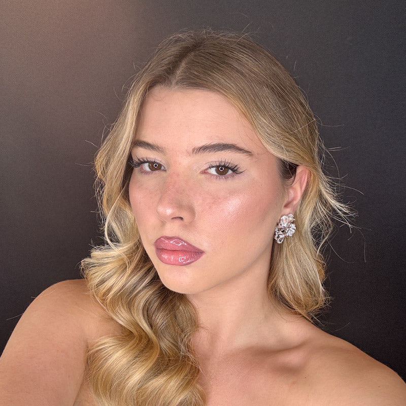 Palestro Milano Orecchini Cristallo Flora di Vetro