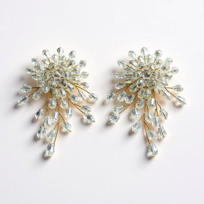 Palestro Milano Orecchini Cristallo Trionfo di Perline - NEW