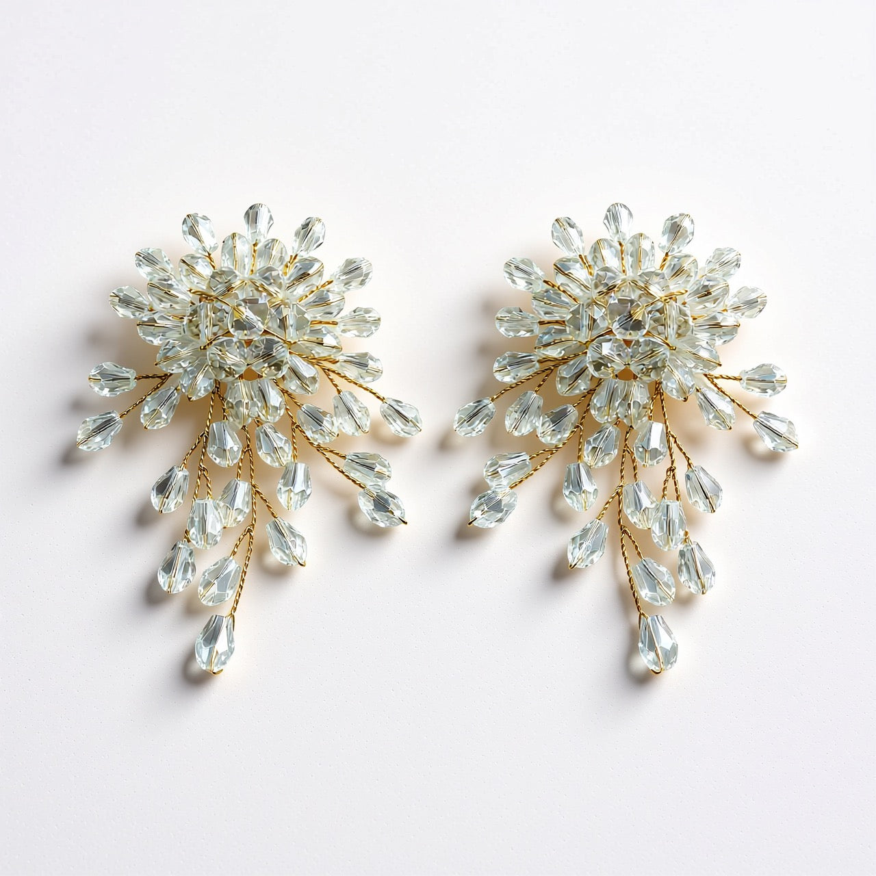 Palestro Milano Orecchini Cristallo Trionfo di Perline - NEW