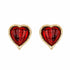 Palestro Milano Orecchini Cuore rosso