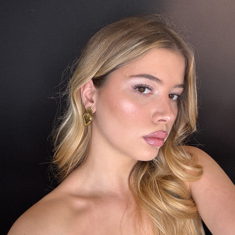 Palestro Milano Orecchini Cuore Sacro - New Edition