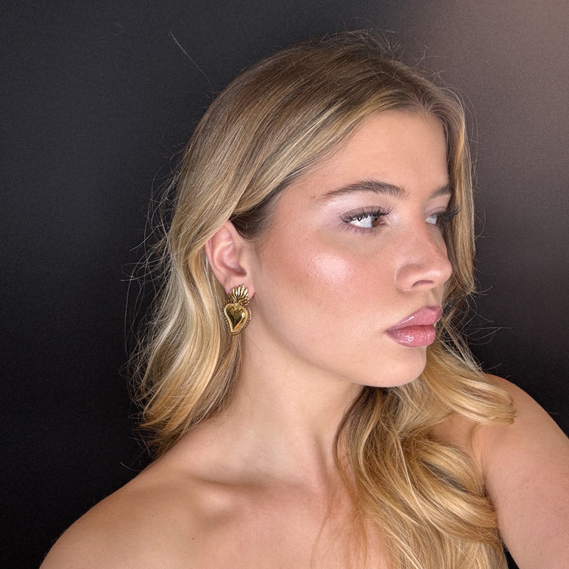 Palestro Milano Orecchini Cuore Sacro - New Edition