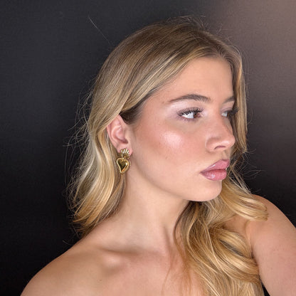 Palestro Milano Orecchini Cuore Sacro - New Edition