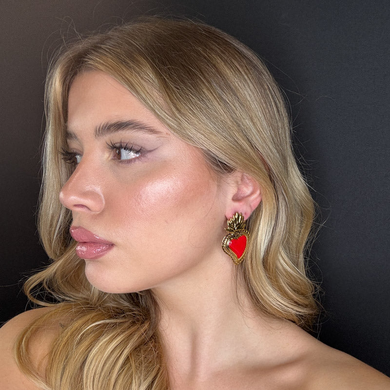 Palestro Milano Orecchini Cuore Sacro - New Edition