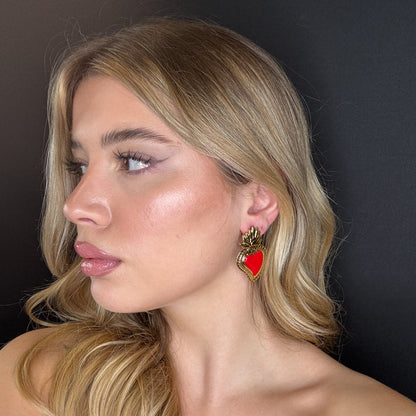 Palestro Milano Orecchini Cuore Sacro - New Edition