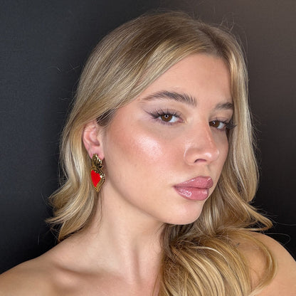 Palestro Milano Orecchini Cuore Sacro - New Edition