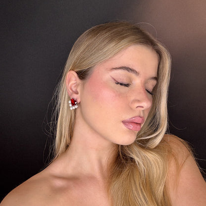 Palestro Milano Orecchini Cuore Vitreo