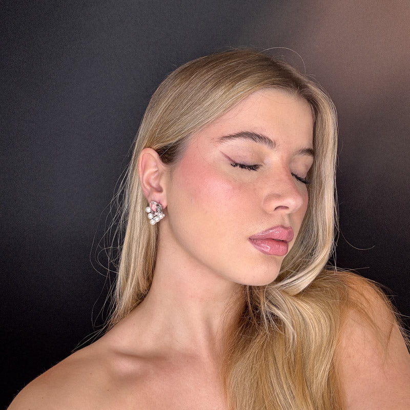 Palestro Milano Orecchini Cuore Vitreo