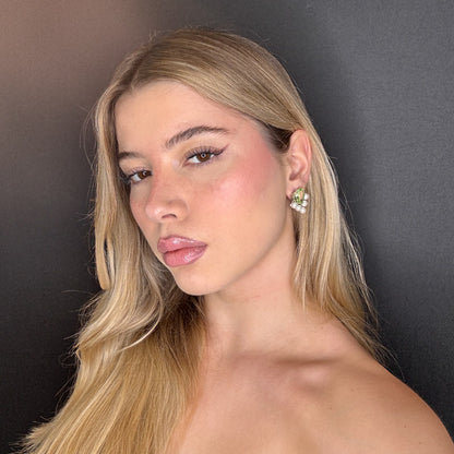 Palestro Milano Orecchini Cuore Vitreo