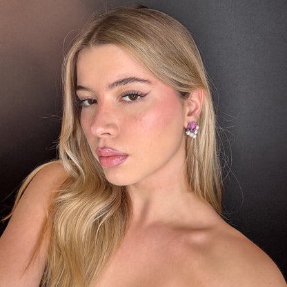 Palestro Milano Orecchini Cuore Vitreo