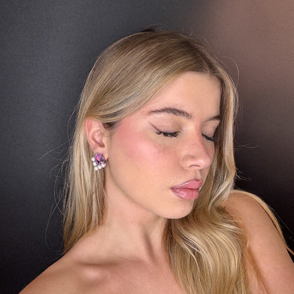 Palestro Milano Orecchini Cuore Vitreo