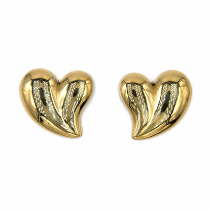 Palestro Milano Orecchini Cuoricini gold plated