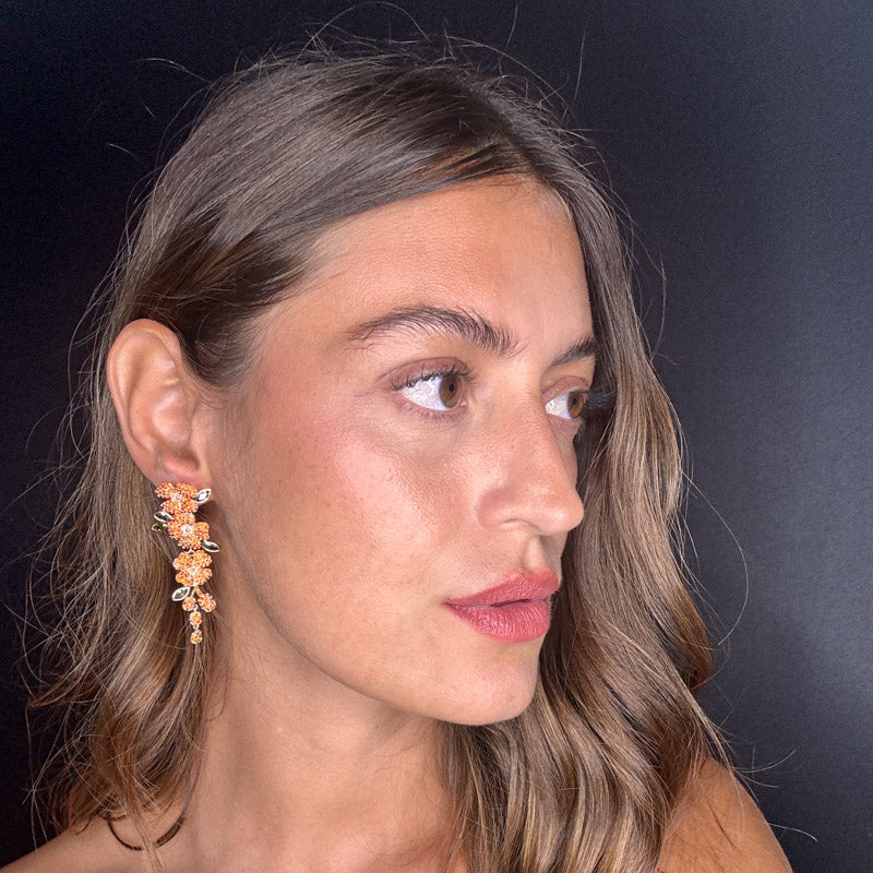 Palestro Milano Orecchini Danza di fiorellini