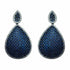 Palestro Milano Orecchini Dark - Blu Goccia di Pavè