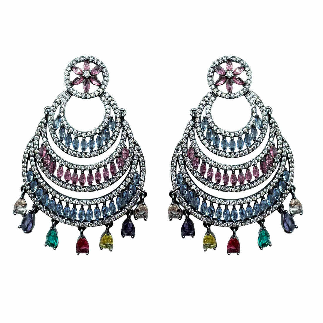 Palestro Milano Orecchini Dark - Blu Pink Shanti