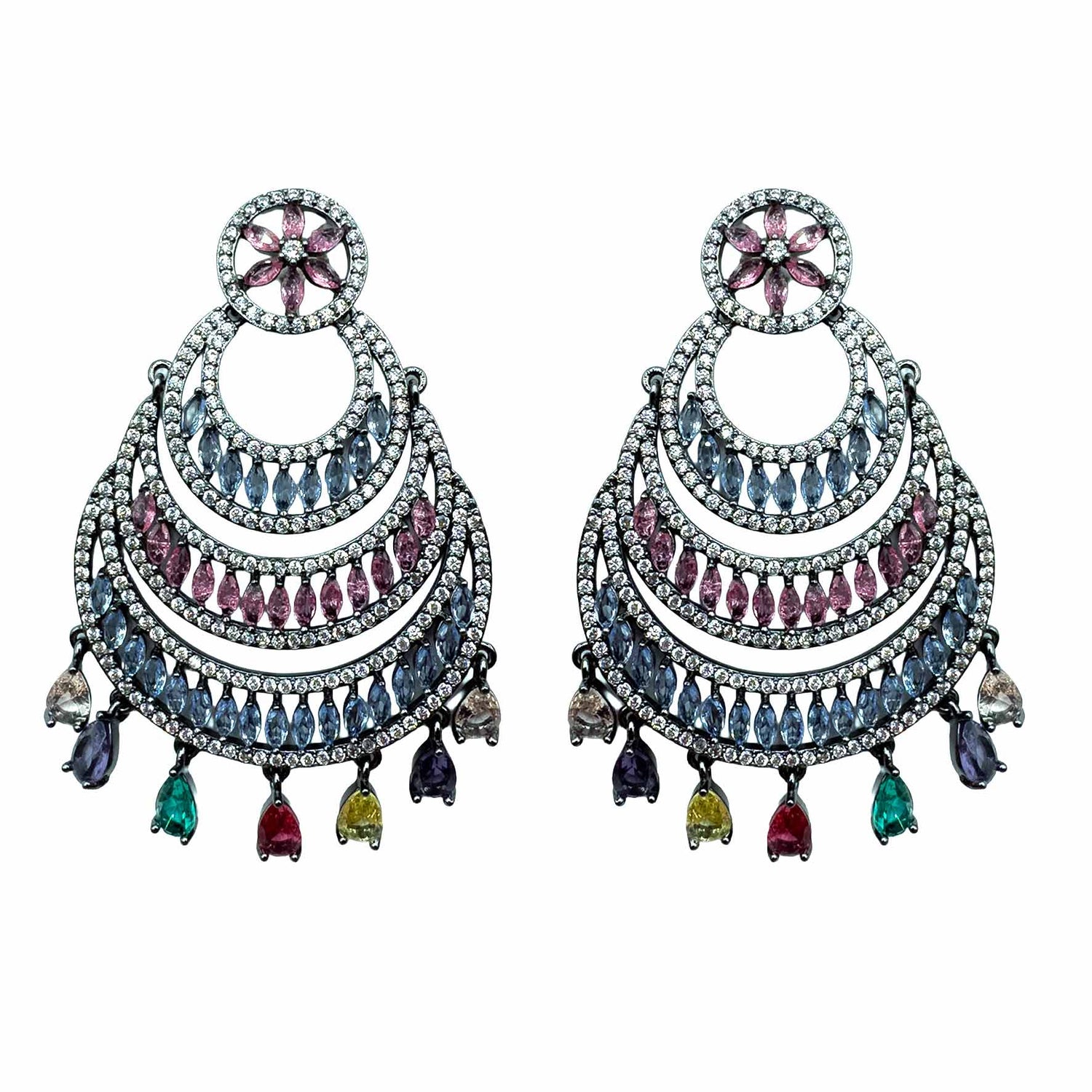 Palestro Milano Orecchini Dark - Blu Pink Shanti