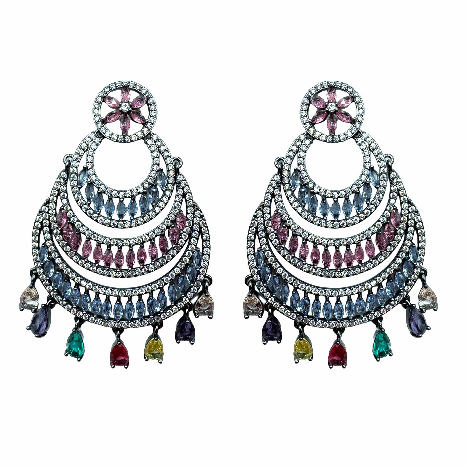 Palestro Milano Orecchini Dark - Blu Pink Shanti