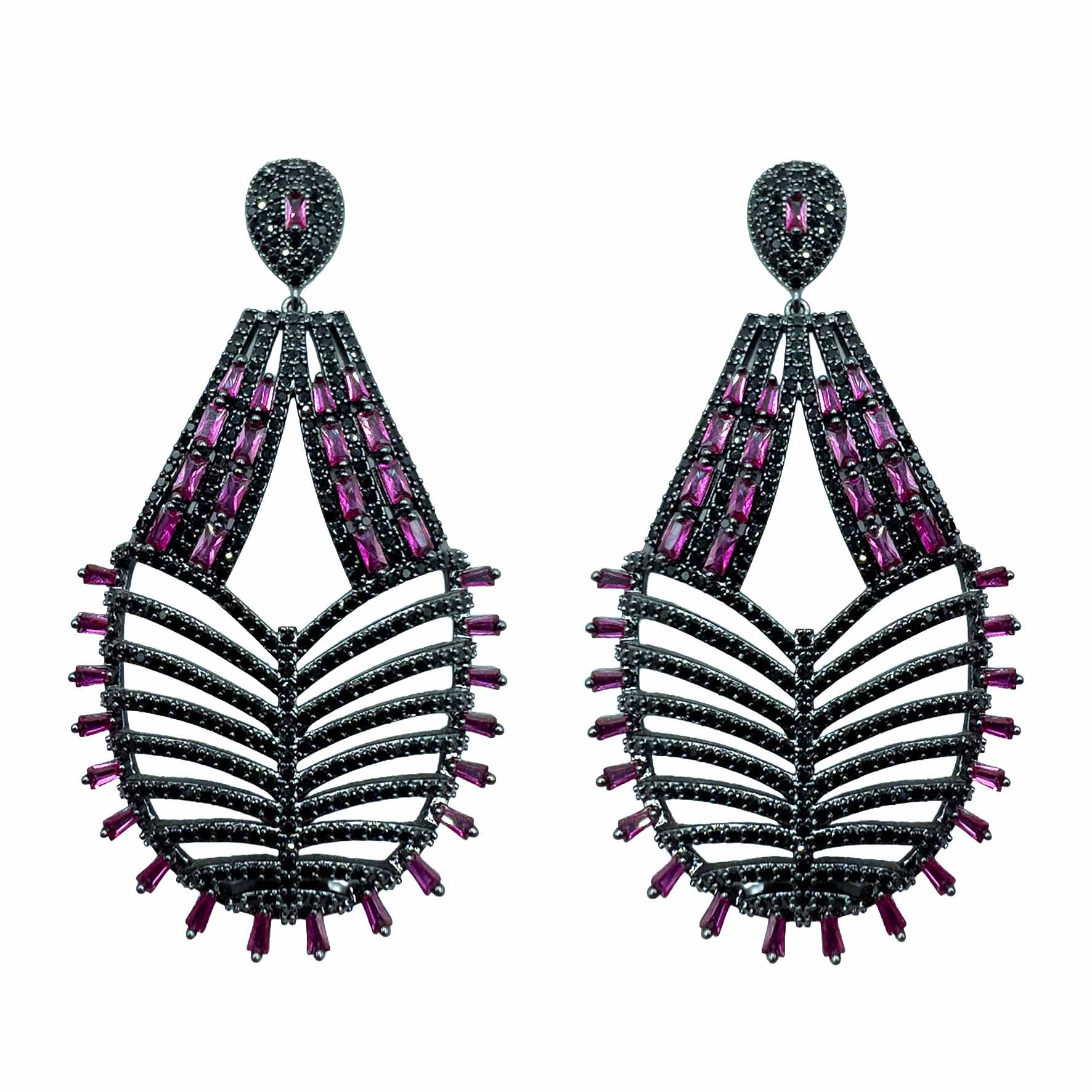 Palestro Milano Orecchini Dark - Pink Sveva