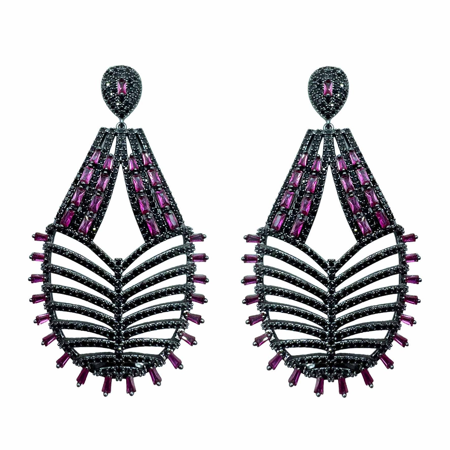 Palestro Milano Orecchini Dark - Pink Sveva