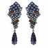 Palestro Milano Orecchini Dark - Violet Mazzo di Pavè con Goccia
