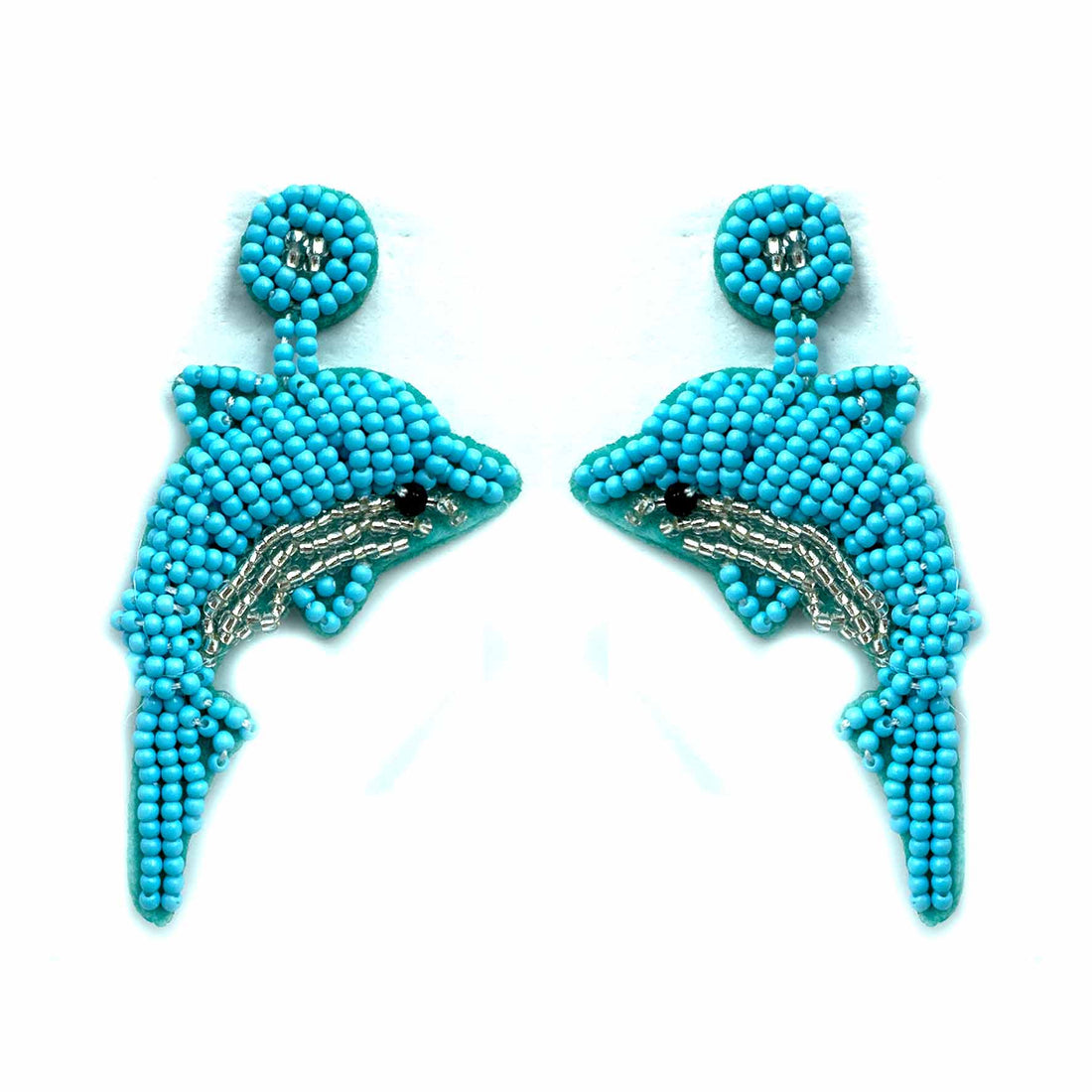 Palestro Milano Orecchini Delfino di perline