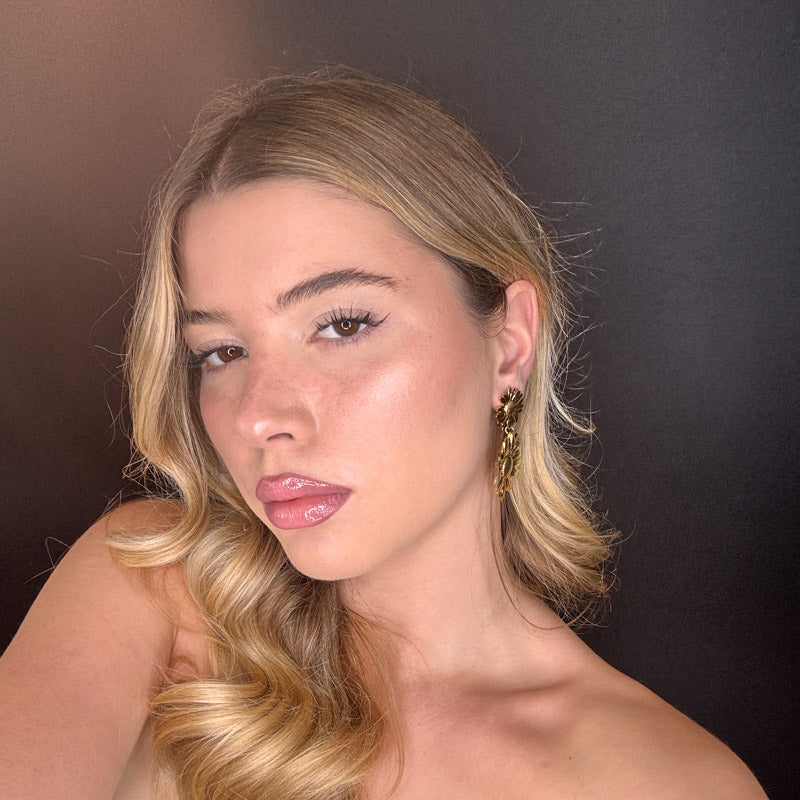 Palestro Milano Orecchini Doppi girasoli